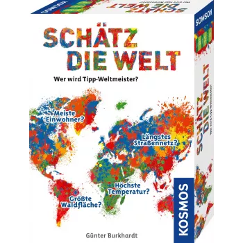 Kosmos Schätz die Welt 45 min gioco da tavolo educativo