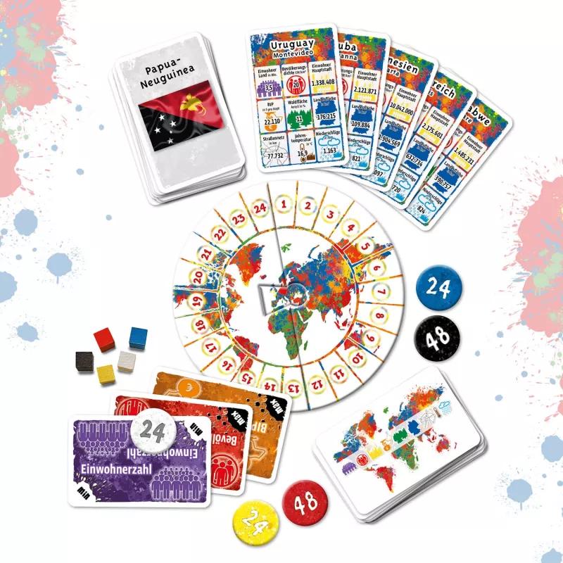 Kosmos Schätz die Welt 45 min gioco da tavolo educativo