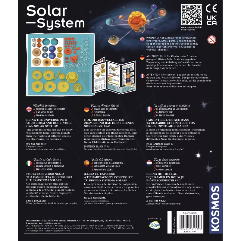 Kosmos Sonnensystem, sistema solare, astronomia, 8 anno/i, blu