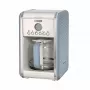 Ariete 1342 macchina per caffè americano, caraffa in vetro temperato, fino a 12 tazze, timer programmabile 24 ore, display LCD, spegnimento automatico, 2000 W, plastica, blu
