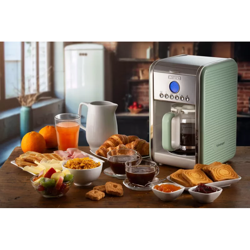 Caffettiera a filtro ARIETE 1342/04 — 12 tazze, 2,9 kg, verde