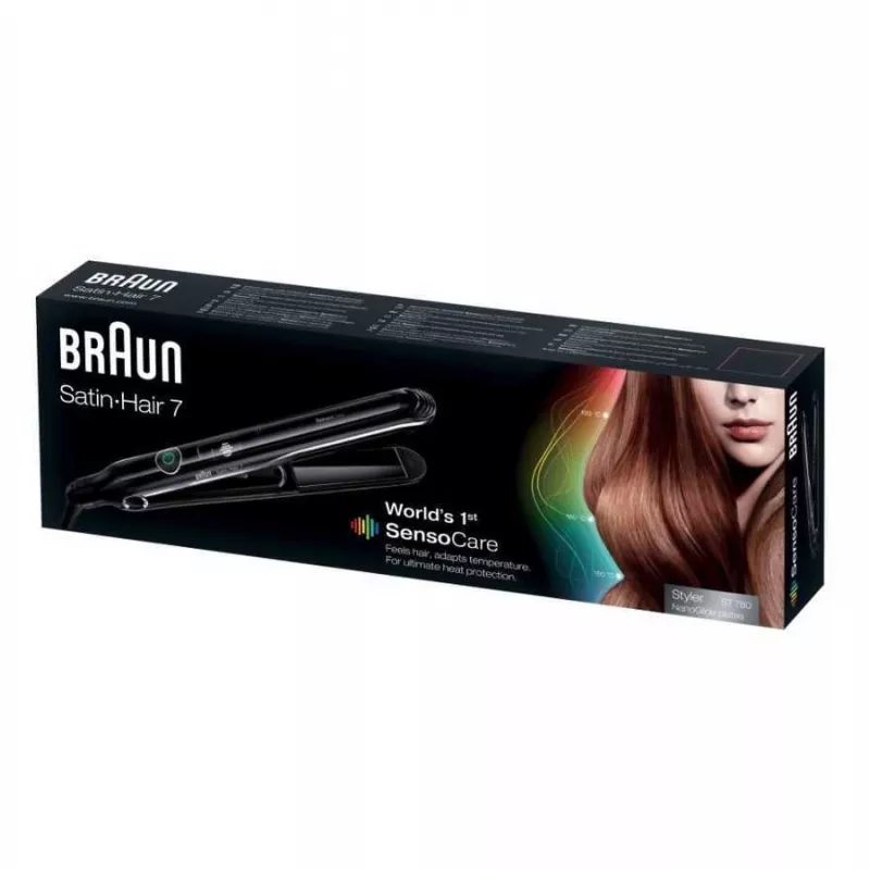 Braun Satin Hair 7 SensoCare ST780 piastra per capelli Warm nero 2 m