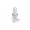 Microfono per PC ENDORFY AXIS Streaming White — USB, cardioide, 30–18 kHz, 192 kHz/24-bit, supporto da tavolo, mute, uscita cuffie