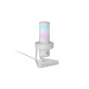 Microfono per PC ENDORFY AXIS Streaming White — USB, cardioide, 30–18 kHz, 192 kHz/24-bit, supporto da tavolo, mute, uscita cuffie
