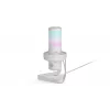 Microfono per PC ENDORFY AXIS Streaming White — USB, cardioide, 30–18 kHz, 192 kHz/24-bit, supporto da tavolo, mute, uscita cuffie