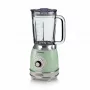 Ariete 583, frullatore Vintage con caraffa in vetro da 1,5 litri, 4 lame in acciaio inox, 4 velocità + Pulse, 1000 Watt, verde