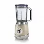 Ariete 583, frullatore Vintage con caraffa in vetro da 1,5 litri, 4 lame in acciaio inox, 4 velocità + Pulse, 1000 Watt, beige