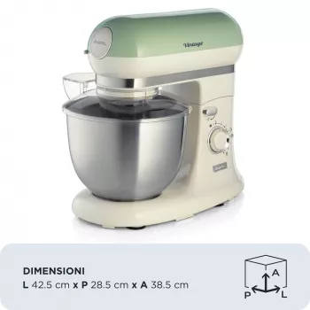 Robot da cucina Ariete 1588 2400 W 5,5 L verde bianco