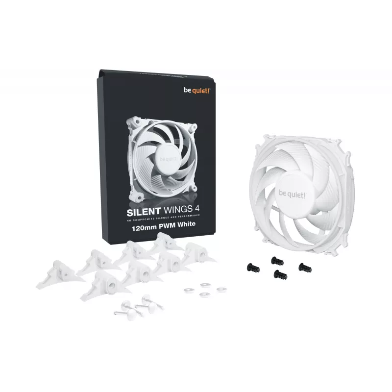 Ventola per case be quiet SILENT WINGS 4 | 120mm PWM White 12 cm 1 pz.