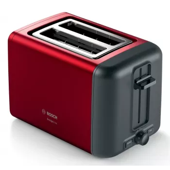 Bosch TAT3P424DE tostapane 2 fette 970 W nero, rosso