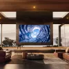 Hisense 85UXNQ TV QLED 4K Ultra HD da 215 cm (85 pollici), 120 Hz, AMD FreeSync, triplo sintonizzatore, nero