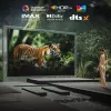Hisense 85UXNQ TV QLED 4K Ultra HD da 215 cm (85 pollici), 120 Hz, AMD FreeSync, triplo sintonizzatore, nero