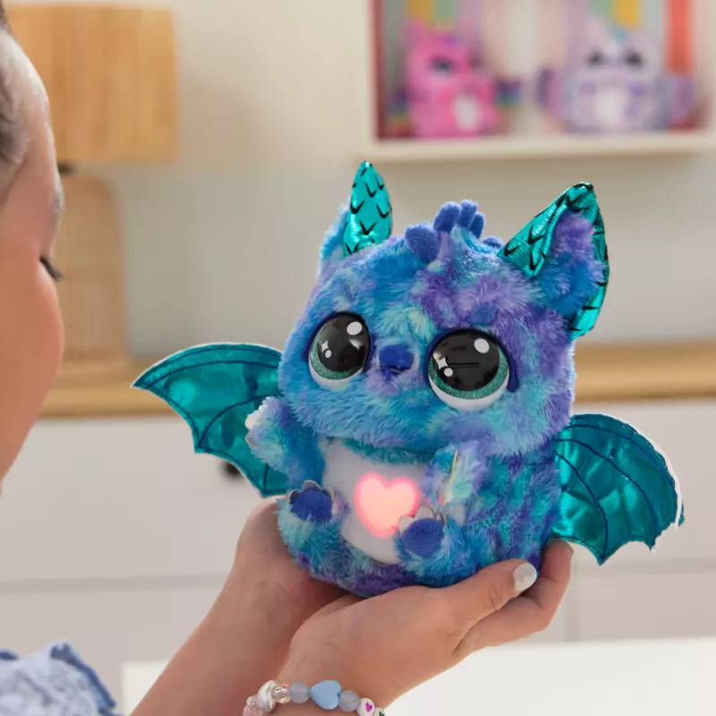 Hatchimals Alive Mystery Hatch Draggle Spinmaster rosa bianco AA