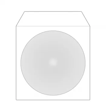 Custodia sleeve MediaRange BOX62 custodia per disco ottico per 1 disco bianco