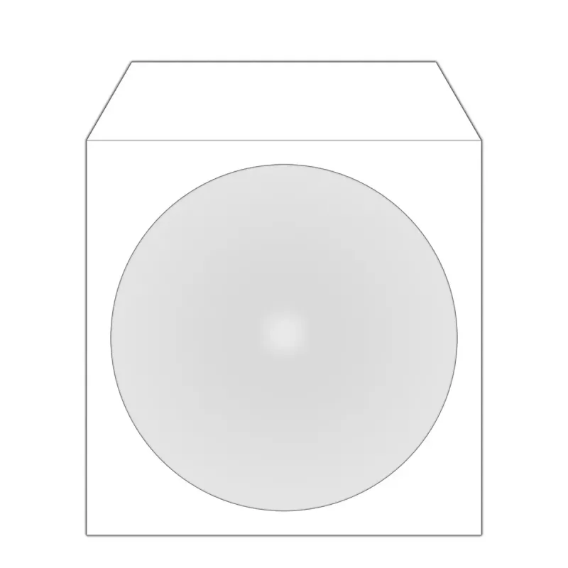 Custodia sleeve MediaRange BOX62 custodia per disco ottico per 1 disco bianco