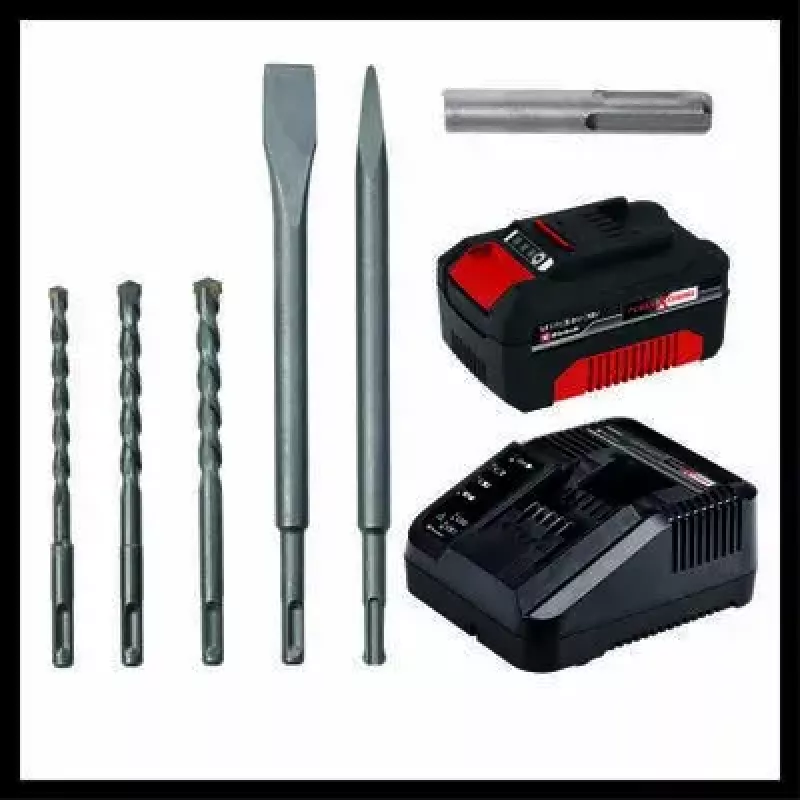 Martello perforatore Einhell HEROCCO Kit +5 SDS Plus