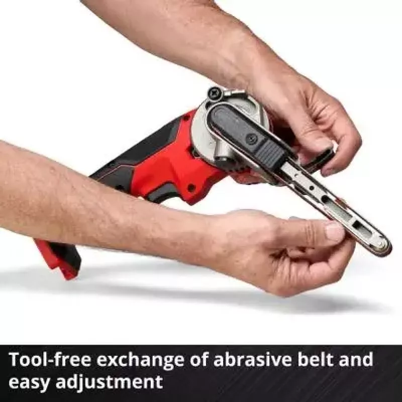 Einhell TE-BF 18 Li Solo lima elettrica a nastro a batteria, 18 V (senza batteria)