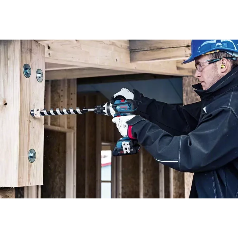 Bosch Professional GSB 18V-110 C trapano avvitatore a percussione a batteria, 18 V, 2100 giri/min, 2x ProCORE18V 4,0 Ah, caricabatterie, L-BOXX, blu/nero