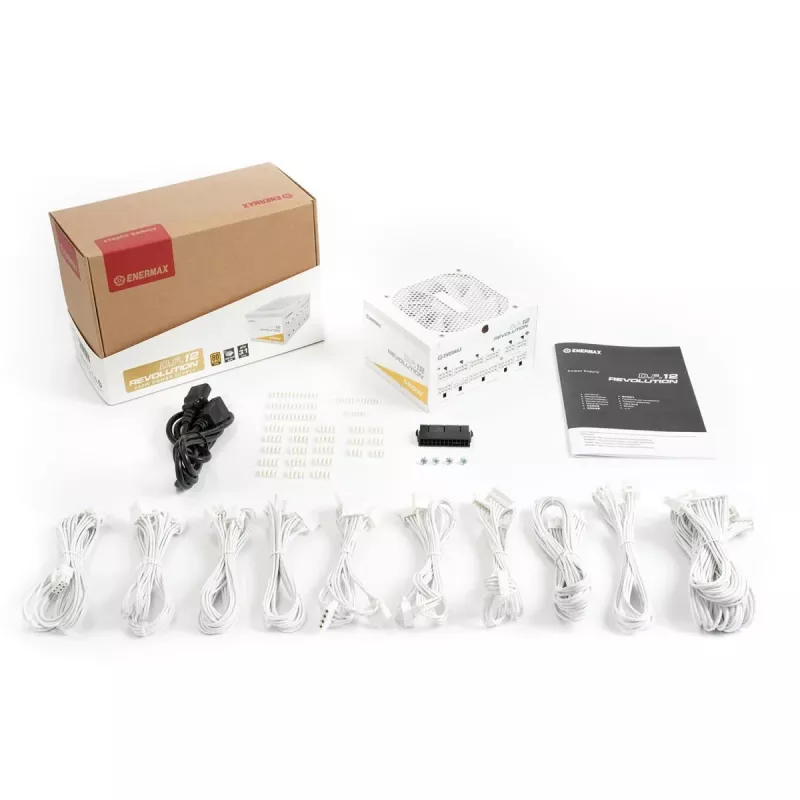 ENERMAX alimentatore Revolution D.f.12 850W 20+4 Pin ATX bianco