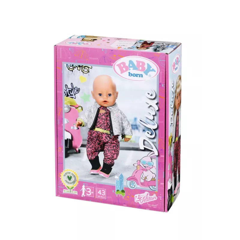 BABY born City Deluxe Scooter Combo passeggino per bambole