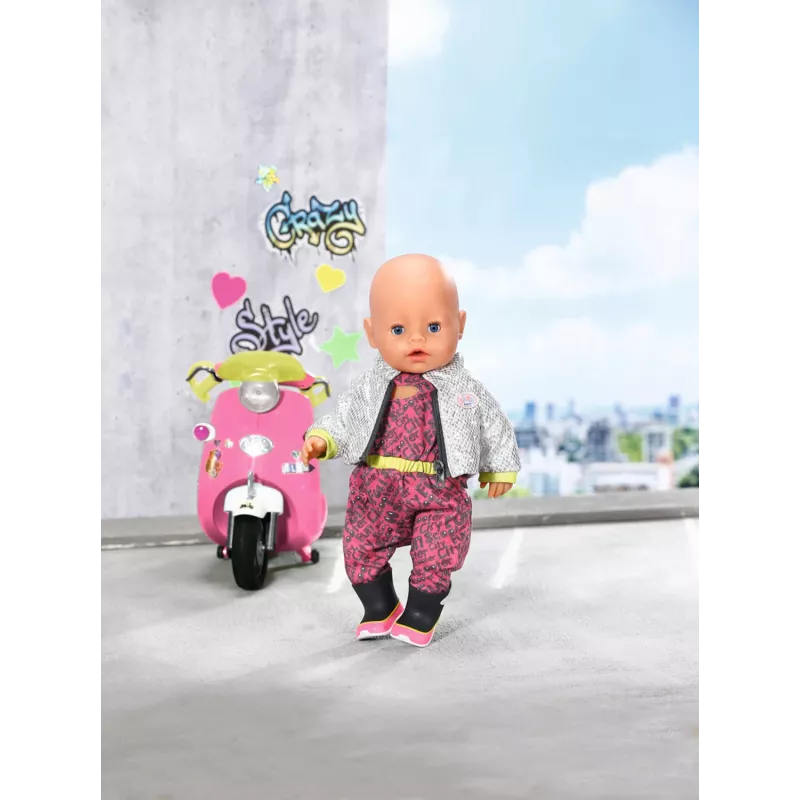 BABY born City Deluxe Scooter Combo passeggino per bambole