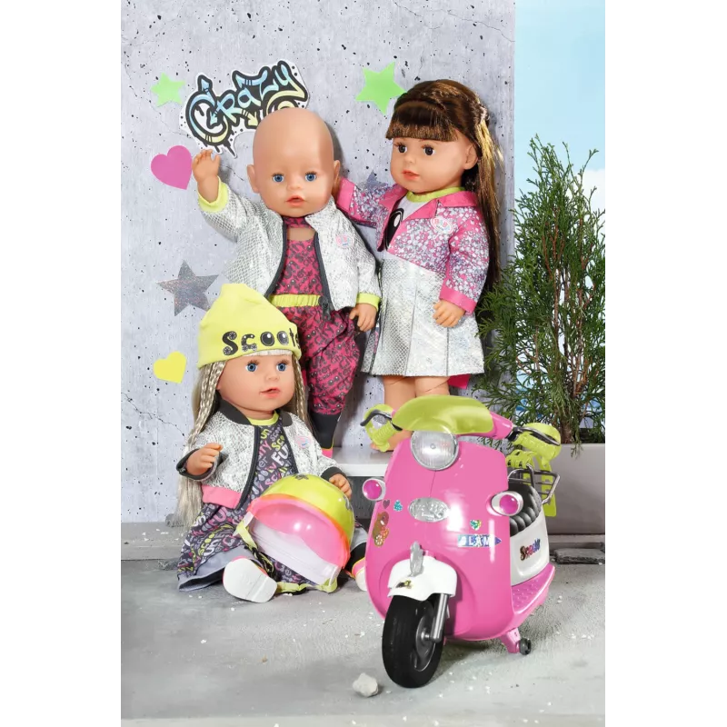 BABY born City Deluxe Scooter Combo passeggino per bambole