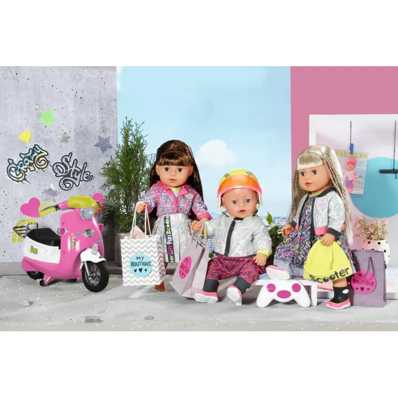 BABY born City Deluxe Scooter Combo passeggino per bambole
