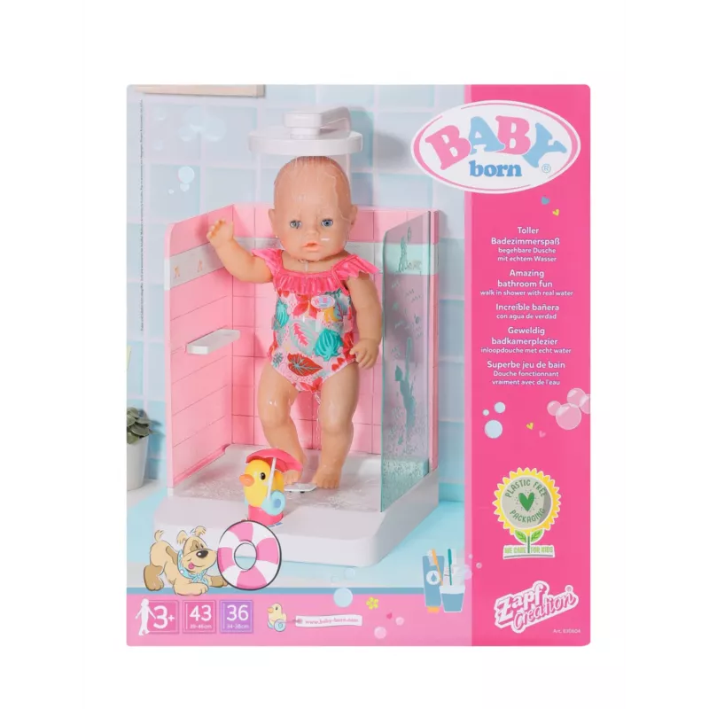 Vasca per bambole BABY born Bath Walk in Shower età consigliata 3 anni
