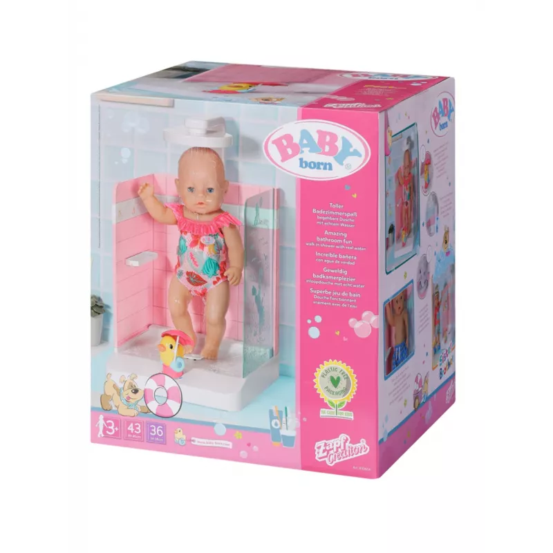 Vasca per bambole BABY born Bath Walk in Shower età consigliata 3 anni