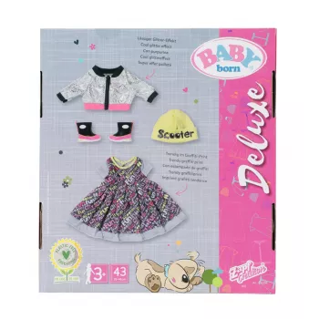 Set di vestiti per bambole BABY born City Deluxe Style da 3 anni 180 g