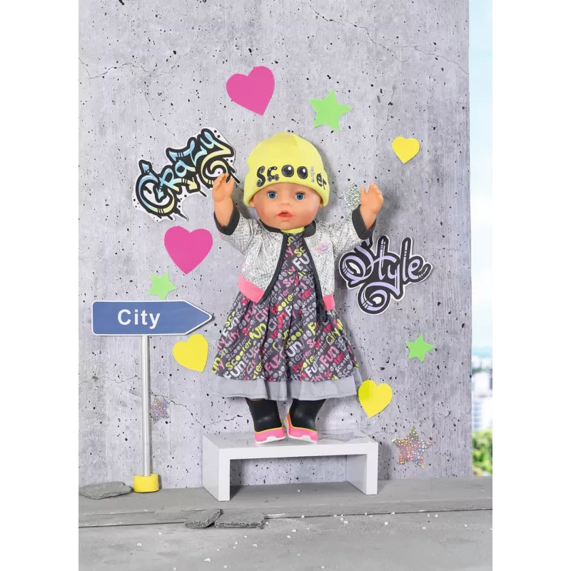 Set di vestiti per bambole BABY born City Deluxe Style da 3 anni 180 g