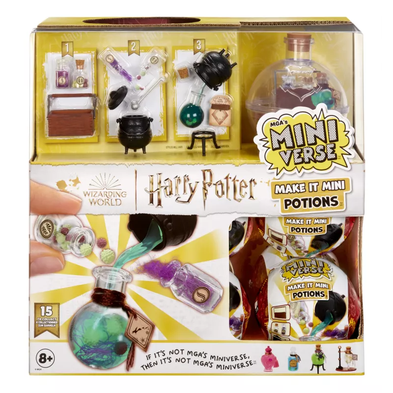 Miniverse - Harry Potter Make It Mini Potions, 8 anni, multicolore, plastica, resina