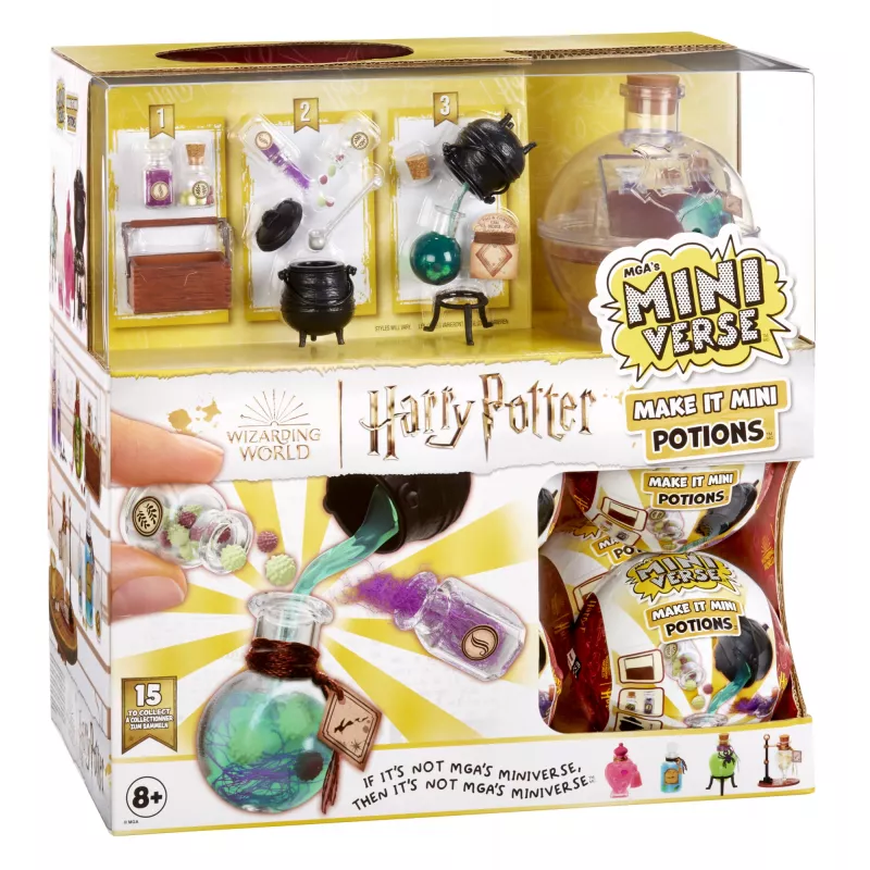 Miniverse - Harry Potter Make It Mini Potions, 8 anni, multicolore, plastica, resina