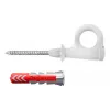 Set ganci a vite e tasselli Fischer 564173 25 pezzi plastica 8 mm