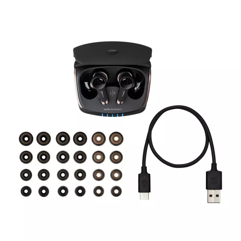 Audio-Technica ATH-TWX9 cuffie — True Wireless In-ear TWS, 10–40000 Hz, Bluetooth, marrone
