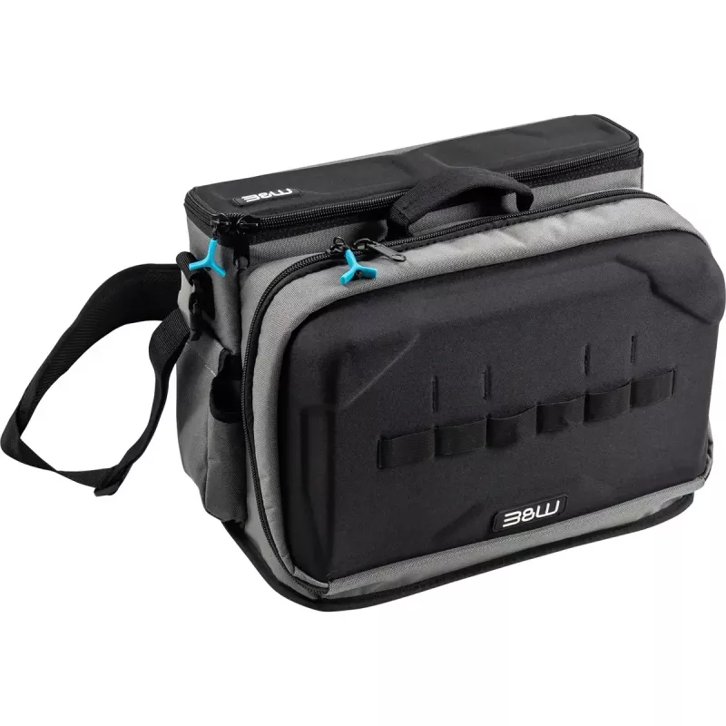 Tool Belt b&w international con tasche portautensili modulari e borsa portaoggetti, nero