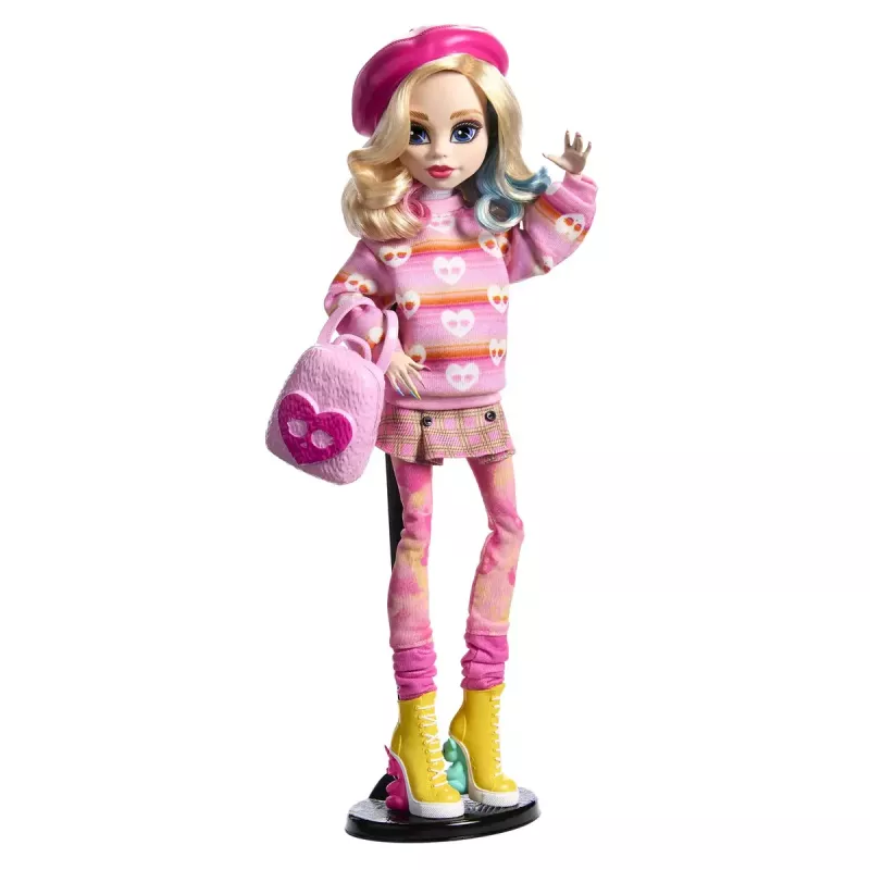 Bambola moda Mattel Monster High Wednesday Enid Sinclair multicolore