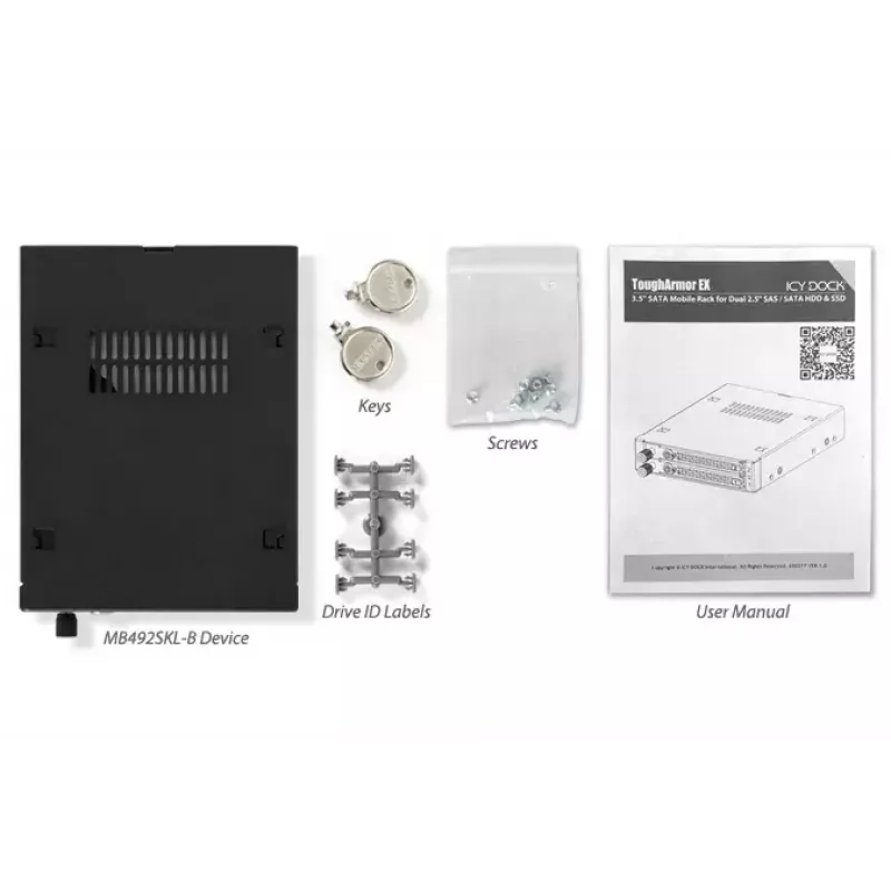 Copri vano unità Icy Dock MB492SKL-B