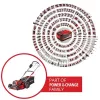 Rasaerba manuale Einhell GP-CM 36/47 S Li BL batteria 47 cm 700 m²
