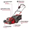 Rasaerba manuale Einhell GP-CM 36/47 S Li BL batteria 47 cm 700 m²