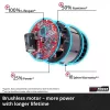 Rasaerba manuale Einhell GP-CM 36/47 S Li BL batteria 47 cm 700 m²