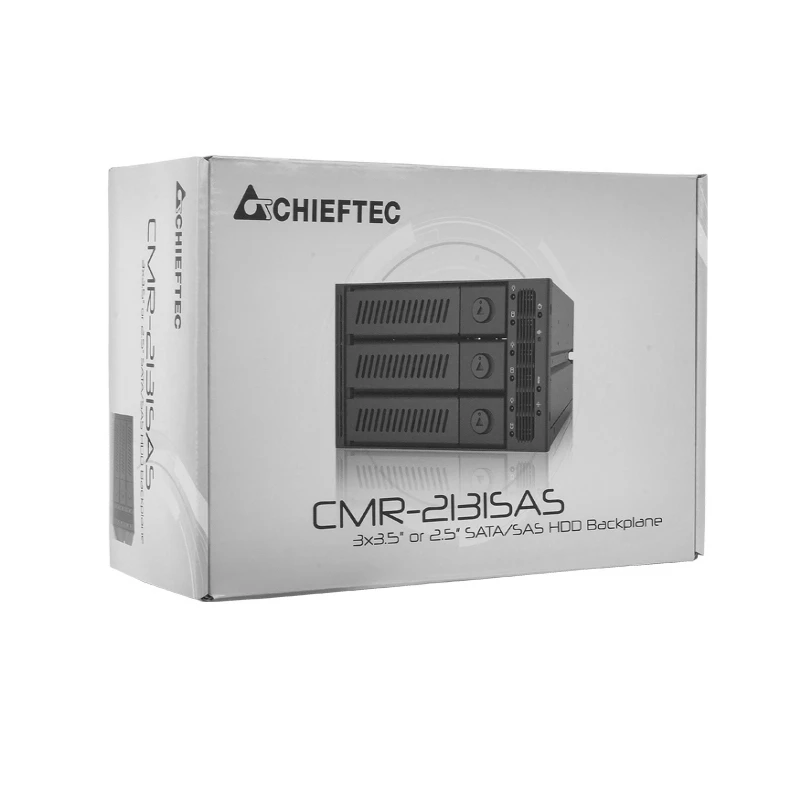 Chieftec CMR-2131SAS mascherina per vano unità nero