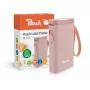 Peach PE110 stampante di etichette, stampa termica diretta, Bluetooth, batteria integrata, rosa