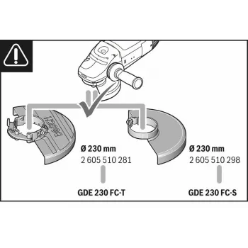 Aspirazione polvere Bosch GDE 230 FC-S Professional
