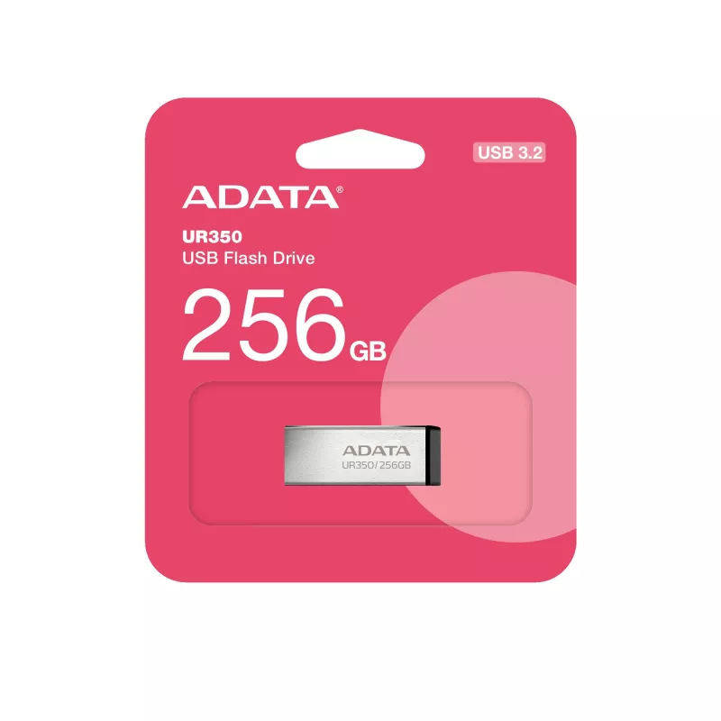 ADATA UR350 chiavetta USB 256 GB USB Type-A 3.2 Gen 1 (3.1 Gen 1) nero, argento