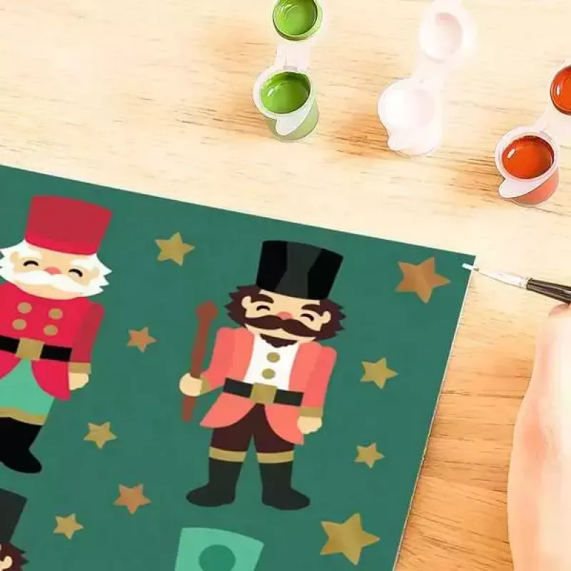 Set da pittura Ravensburger CreArt Christmas Nutcracker Delight - modello 23893