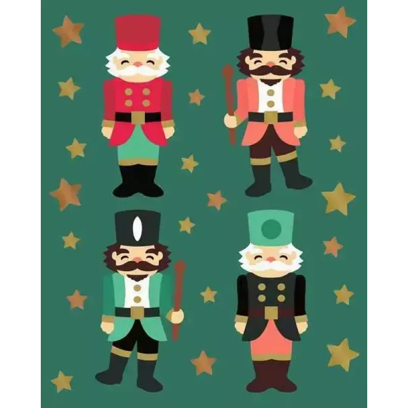 Set da pittura Ravensburger CreArt Christmas Nutcracker Delight - modello 23893
