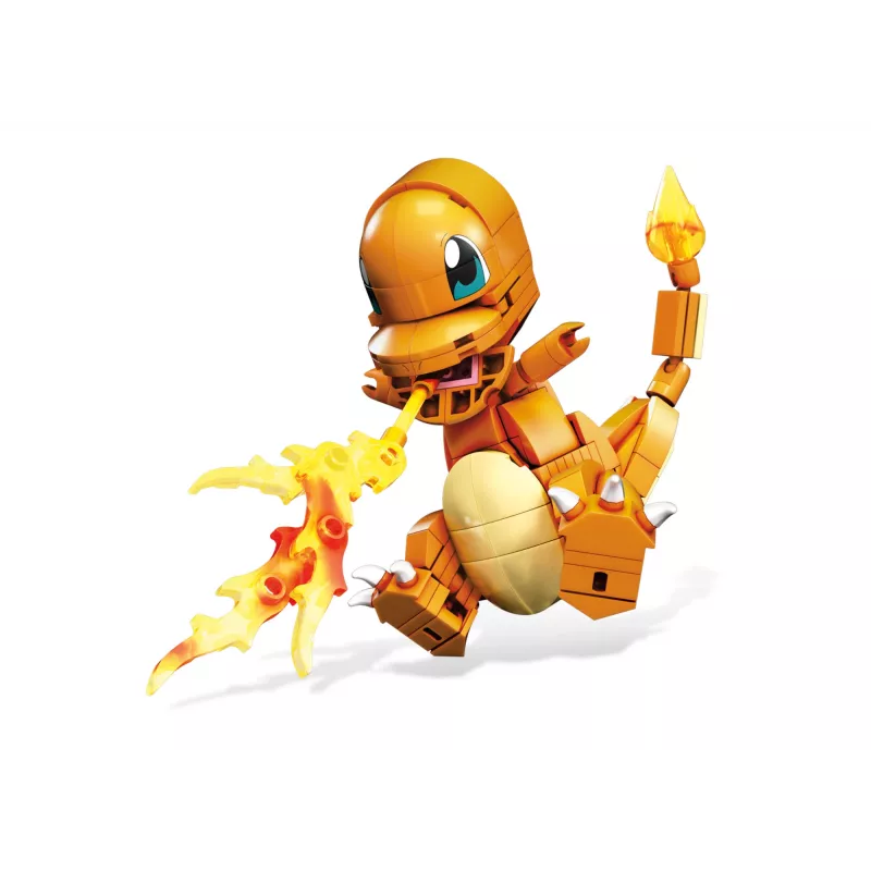 MEGA Pokémon Build & Show Charmander set da costruzione giocattolo, alto 10 cm,