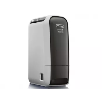 DeLonghi DNS65 deumidificatore 2,8 l serbatoio acqua, 34 dB, 220–240 V, 50 Hz, nero/grigio