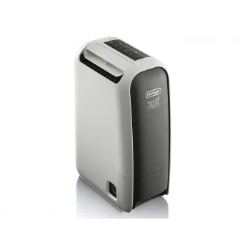 DeLonghi DNS65 deumidificatore 2,8 l serbatoio acqua, 34 dB, 220–240 V, 50 Hz, nero/grigio